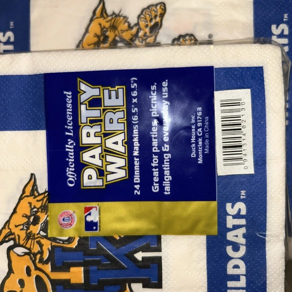 Kentucky Wildcats Napkins 5 Pack Lot NCAA UK Party Supplies Graduation‎ Tailgate